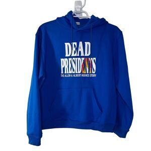 Headgear Classics Men's XL Dead Presidents Allen Albert Hughes Story Hoodie Blue